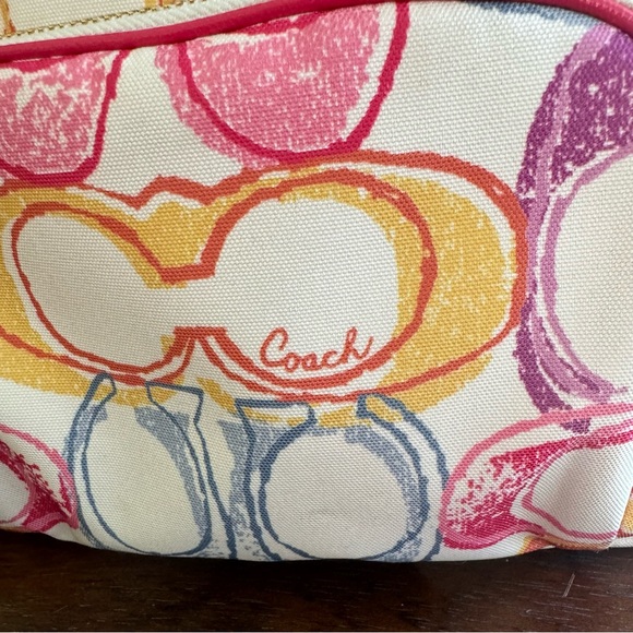 Coach Colorful Scribble C Backpack EUC - Picture 10 of 13
